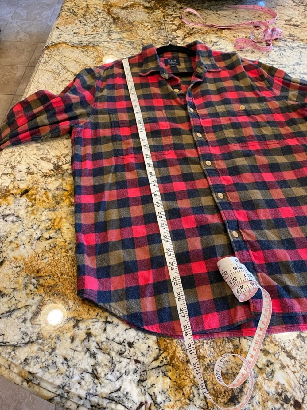 J. CREW Cotton Flannel Shirt